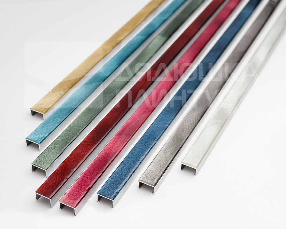 Профиль алюминиевый П-образный Alumacer 8*10мм 2,4м Серый антрацит