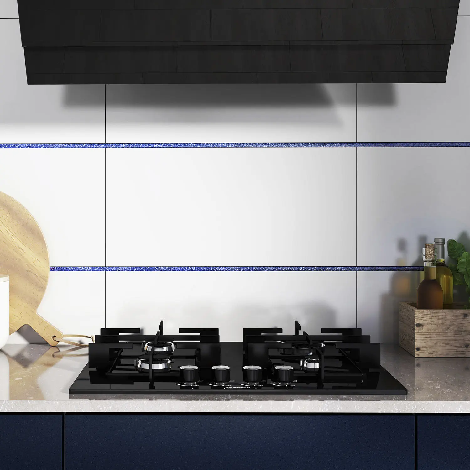 Профиль алюминиевый П-образный Alumacer 8*10мм 2,4м Серый антрацит