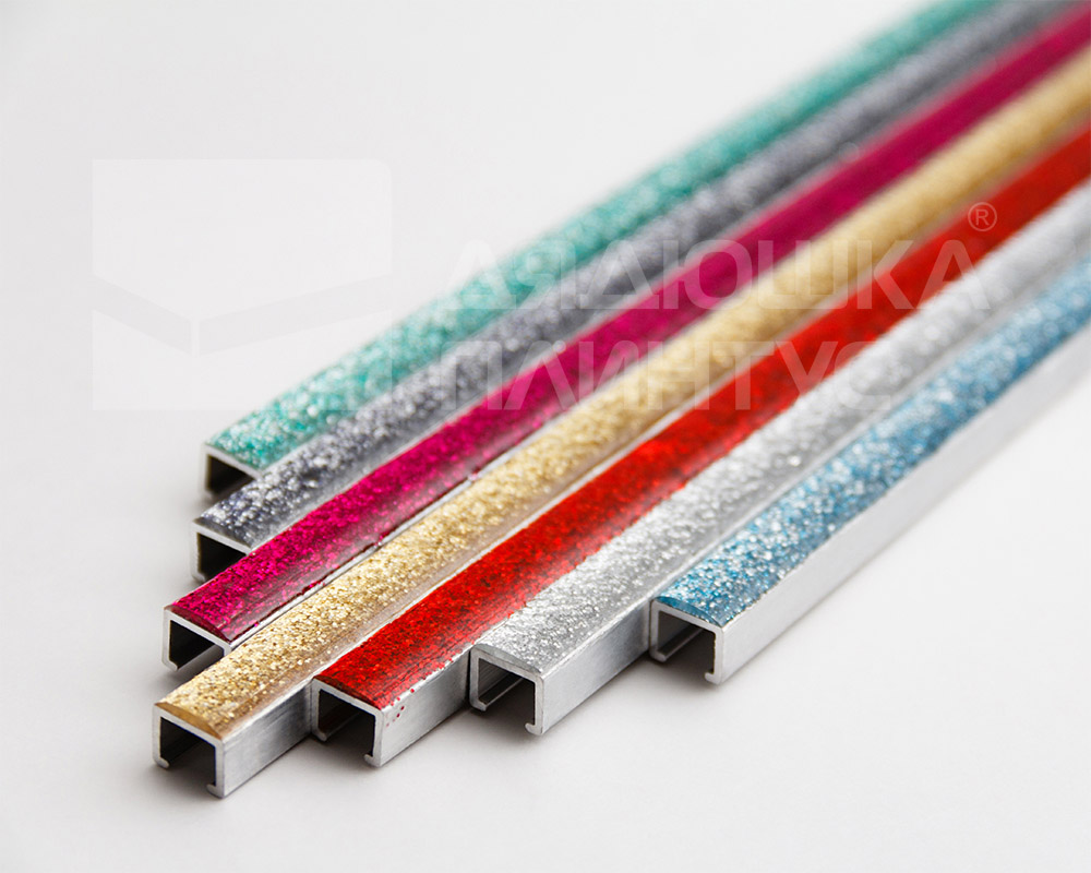 Профиль алюминиевый П-образный Alumacer 8*10мм 2,4м Серый антрацит