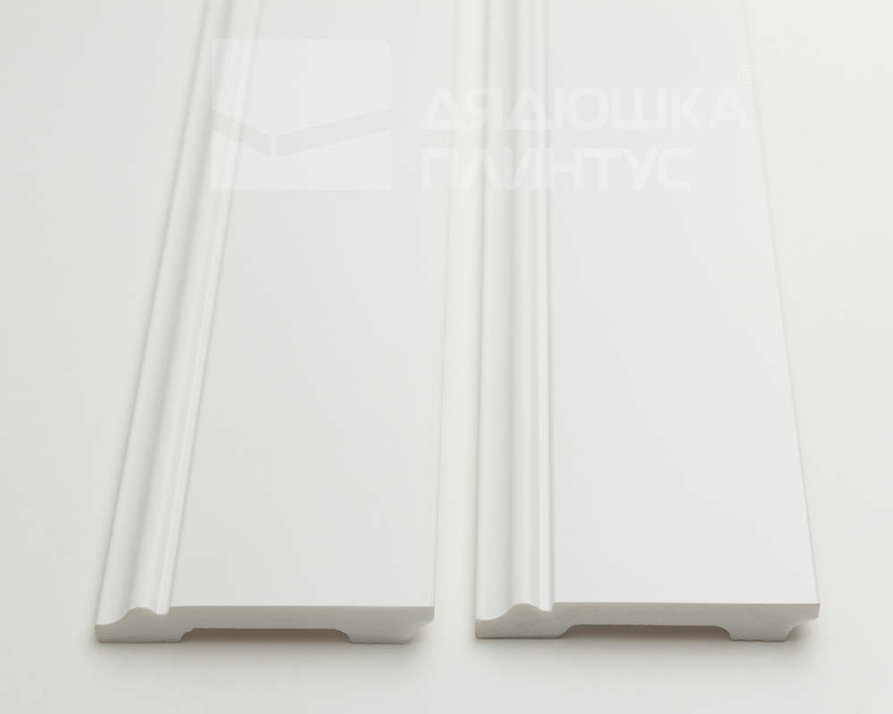 Плинтус из полистирола высокой плотности Волшебная палочка . 80мм 2м. NCS 2500N. Окрашенная