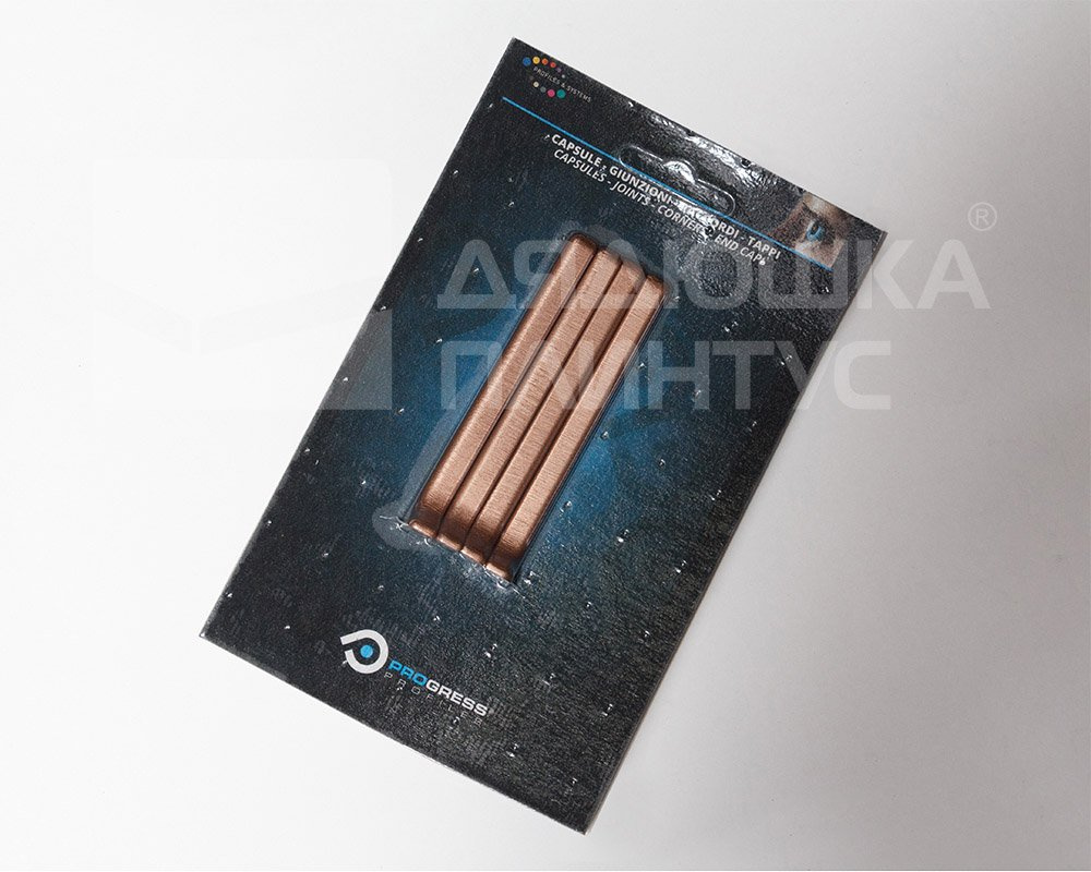 Заглушки для плинтуса (пара) Крац медь 80 мм TPZCTRS 80/2